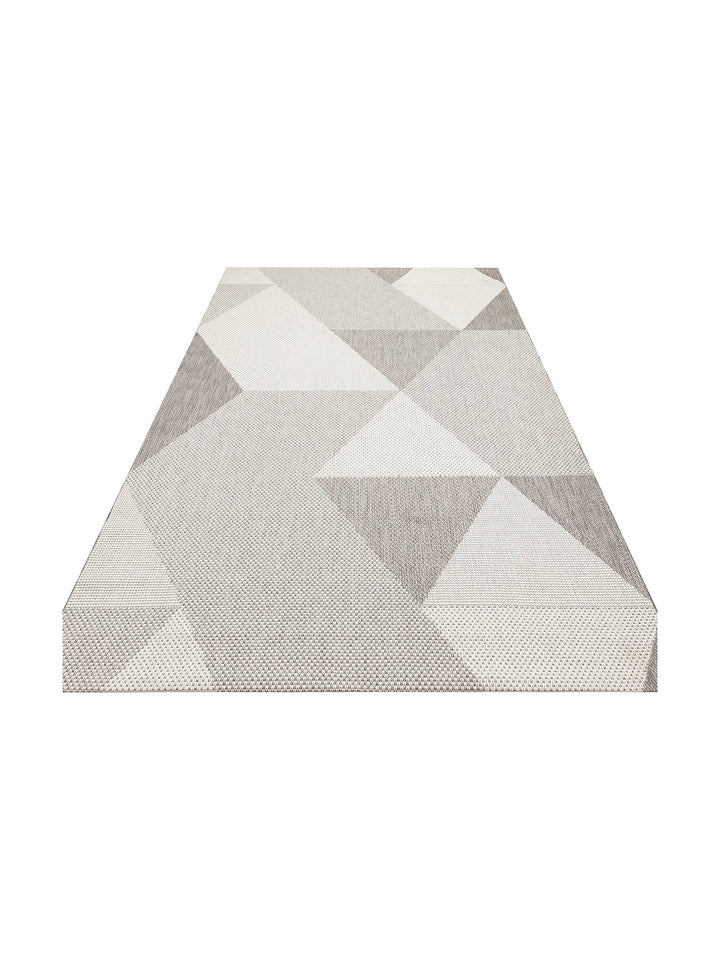 Resort Pamuklu Kaymaz Tabanlı Oturma Odası Koridor Antre Mutfak Şık Kilim 03 GREY - Carpetdocia