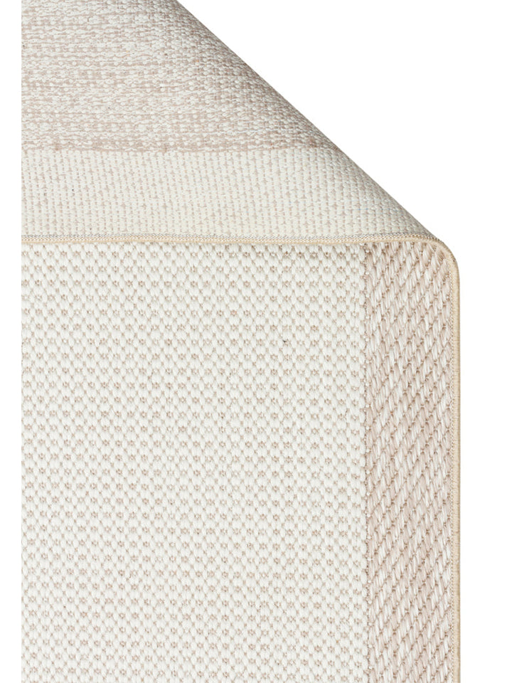 Resort Pamuklu Kaymaz Tabanlı Oturma Odası Koridor Antre Mutfak Şık Kilim 04 BEIGE - Carpetdocia