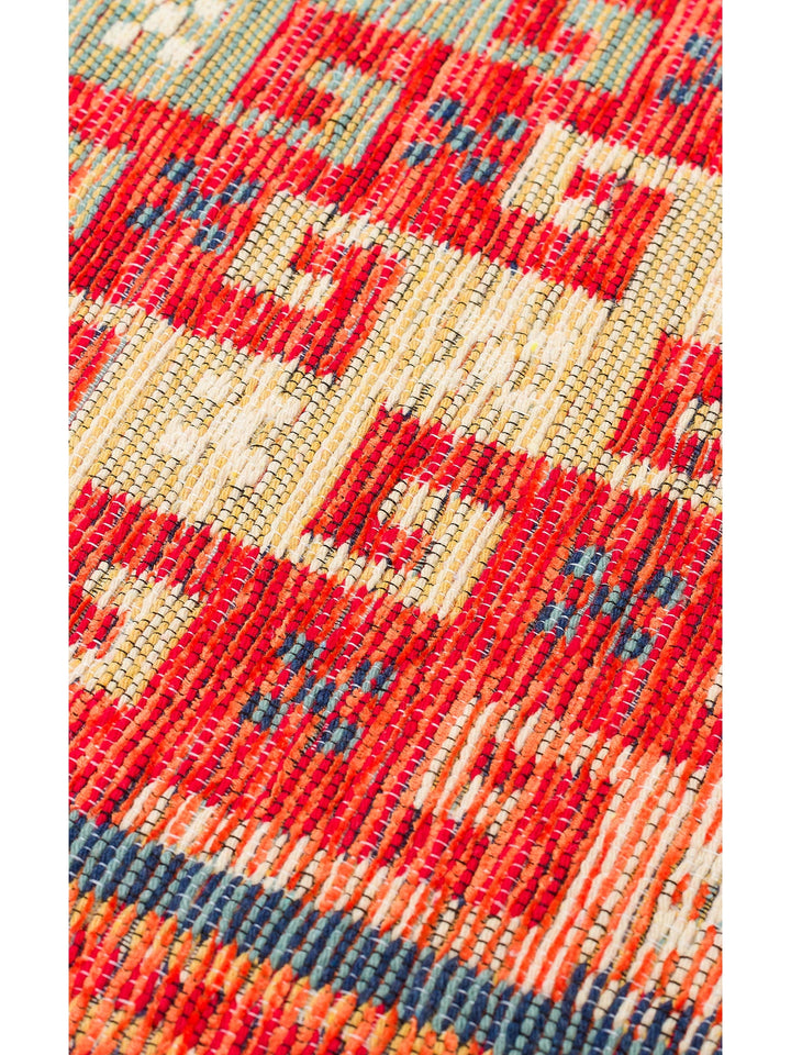 Rota Yıkanabilir, Çift Taraflı Kullanıma Uygun Yumuşak Tuşeli Otantik Kilim 11 TERRA - Carpetdocia