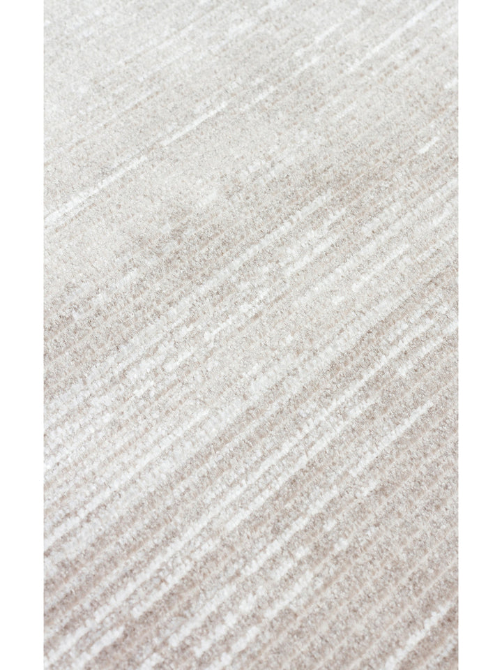 Smooth Lux Parlak Oturma Odası Salon Koridor İnce Dokuma Modern Halı 909 BEIGE - Carpetdocia