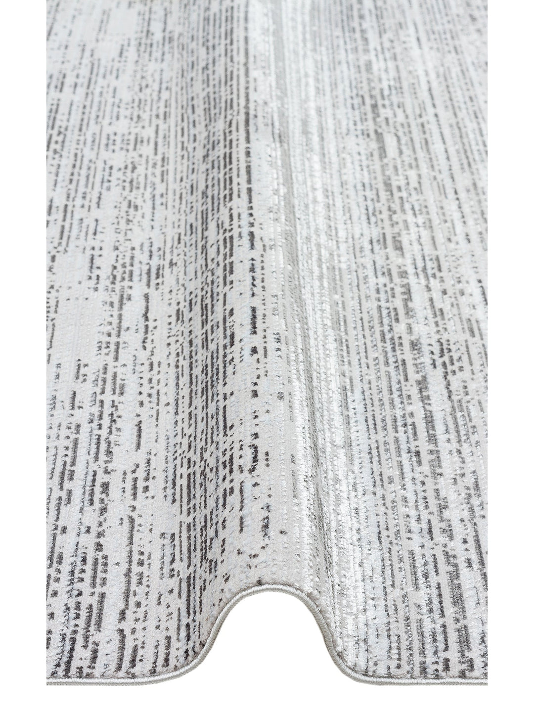 Smooth Yıkanabilir Kaymaz Parlak Oturma Odası Salon Koridor İnce Dokuma Modern Halı 101 D.GREY XW - Carpetdocia