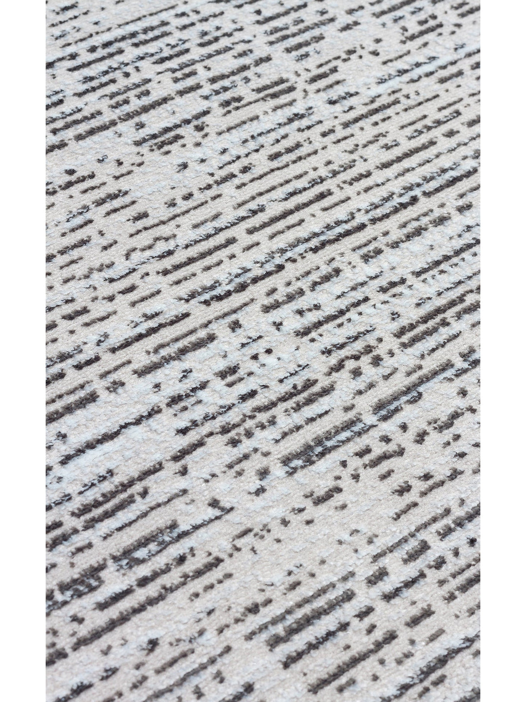 Smooth Yıkanabilir Kaymaz Parlak Oturma Odası Salon Koridor İnce Dokuma Modern Halı 101 D.GREY XW - Carpetdocia