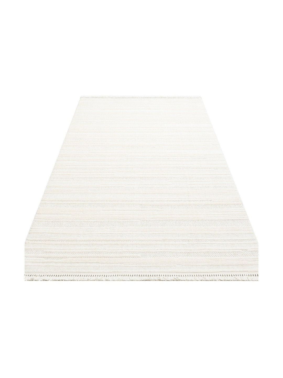 Style Hav Toz Vezmez Yumuşak Dokulu Oturma Odası Salon Koridor Antre Modern Halı 01 WHITE - Carpetdocia