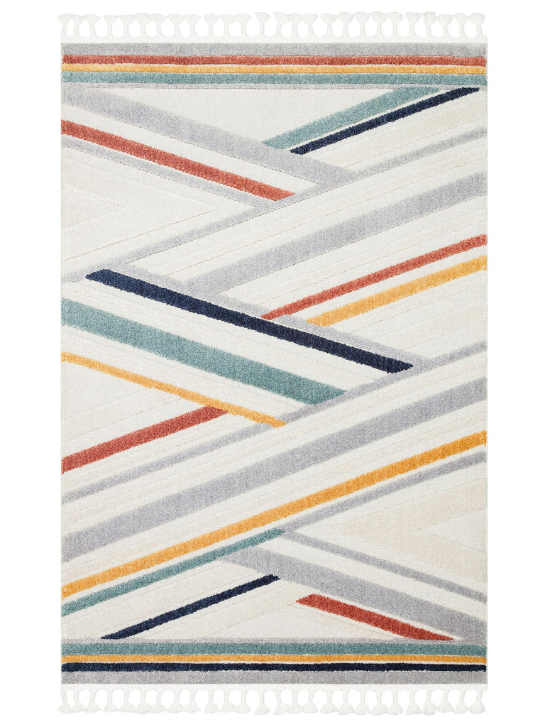 Tabasco Series Ethnic Patterned Living Room Hallway Corridor Modern Scandinavian Carpet 05 MULTY 