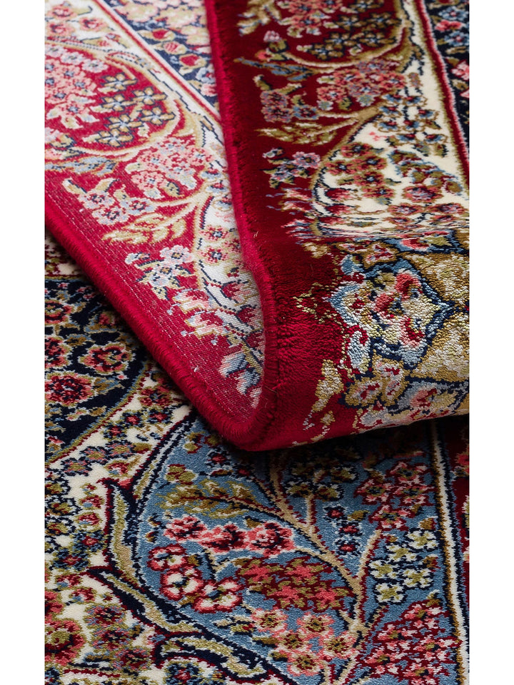 Topkapı Serisi Yüksek Kalite Sık Dokuma Klasik Desenli Özel Işıltılı Salon Halısı 02 RED - Carpetdocia
