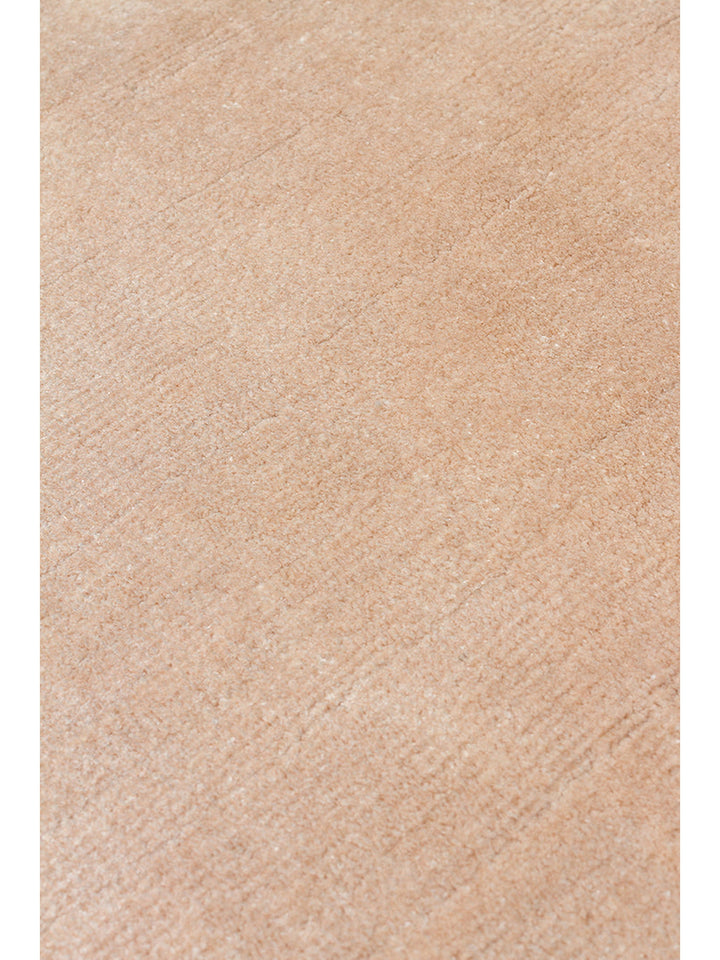 Victoria Serisi %100 Naturel Viskon El Dokuma Sade Modern Salon Oturma Odası Yatak Odası Halı BEIGE - Carpetdocia