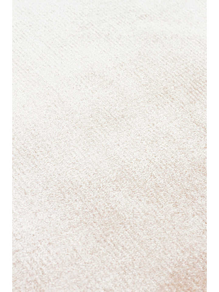 Victoria Serisi %100 Naturel Viskon El Dokuma Sade Modern Salon Oturma Odası Yatak Odası Halı BEIGE - Carpetdocia