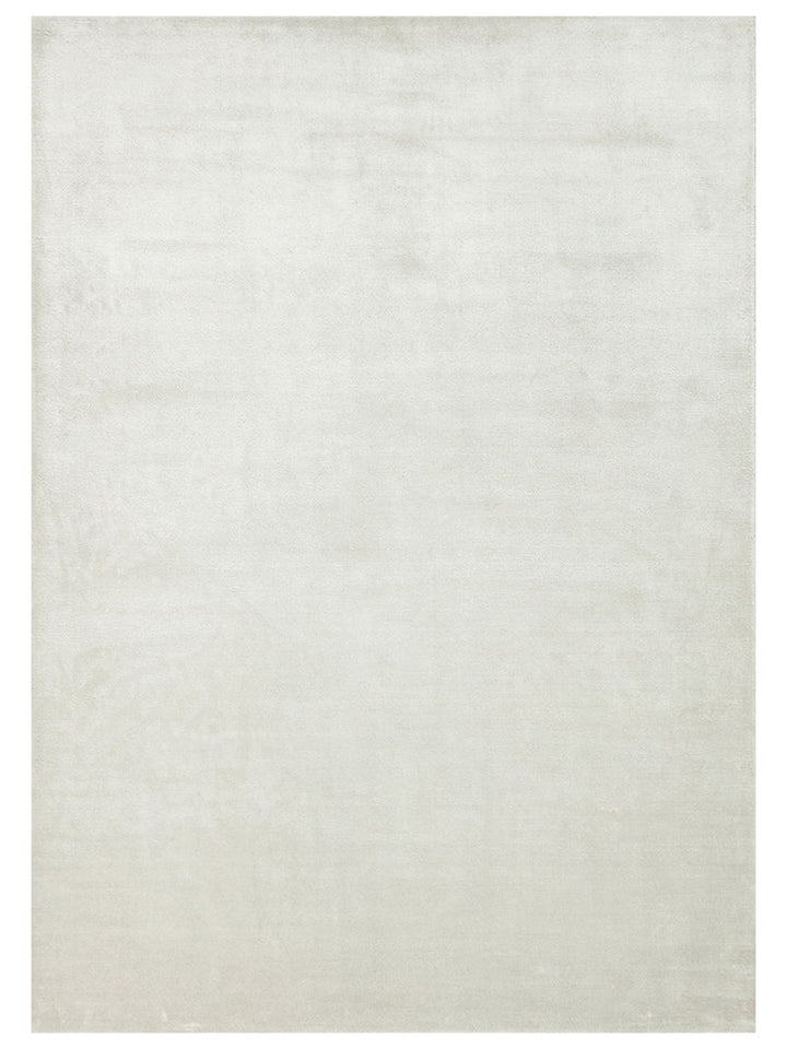 Victoria Serisi %100 Naturel Viskon El Dokuma Sade Modern Salon Oturma Odası Yatak Odası Halı SILVER - Carpetdocia