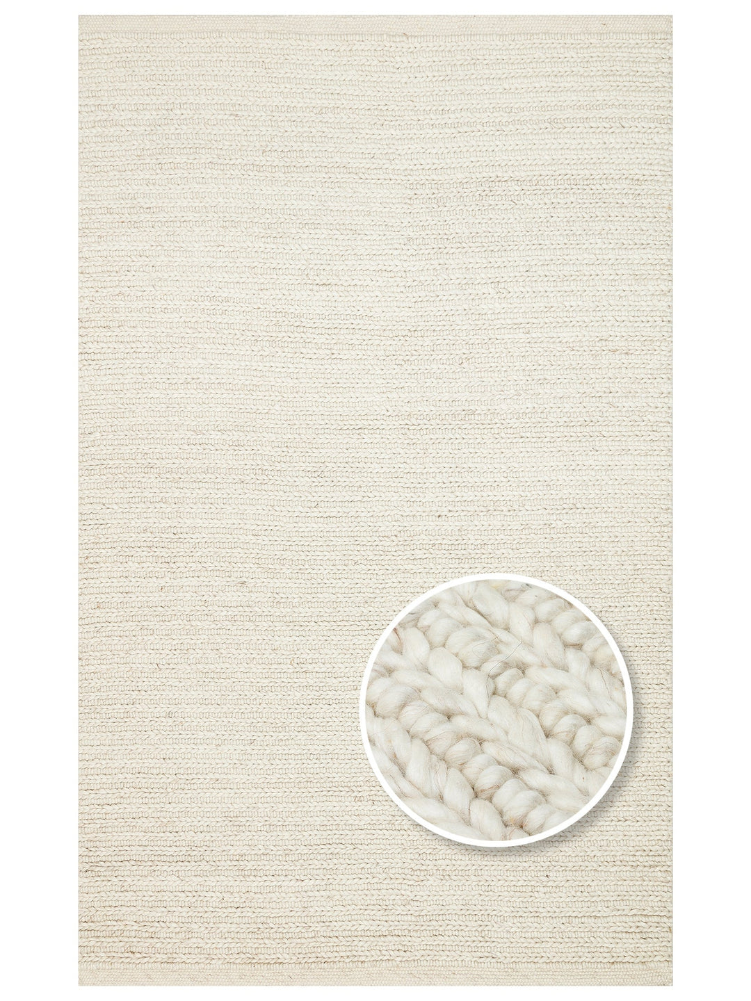 Woolstar %100 Naturel Kazak Desenli Salon Oturma Odası Koridor Antre El Dokuma Örgü Halı 07 L.BEIGE - Carpetdocia