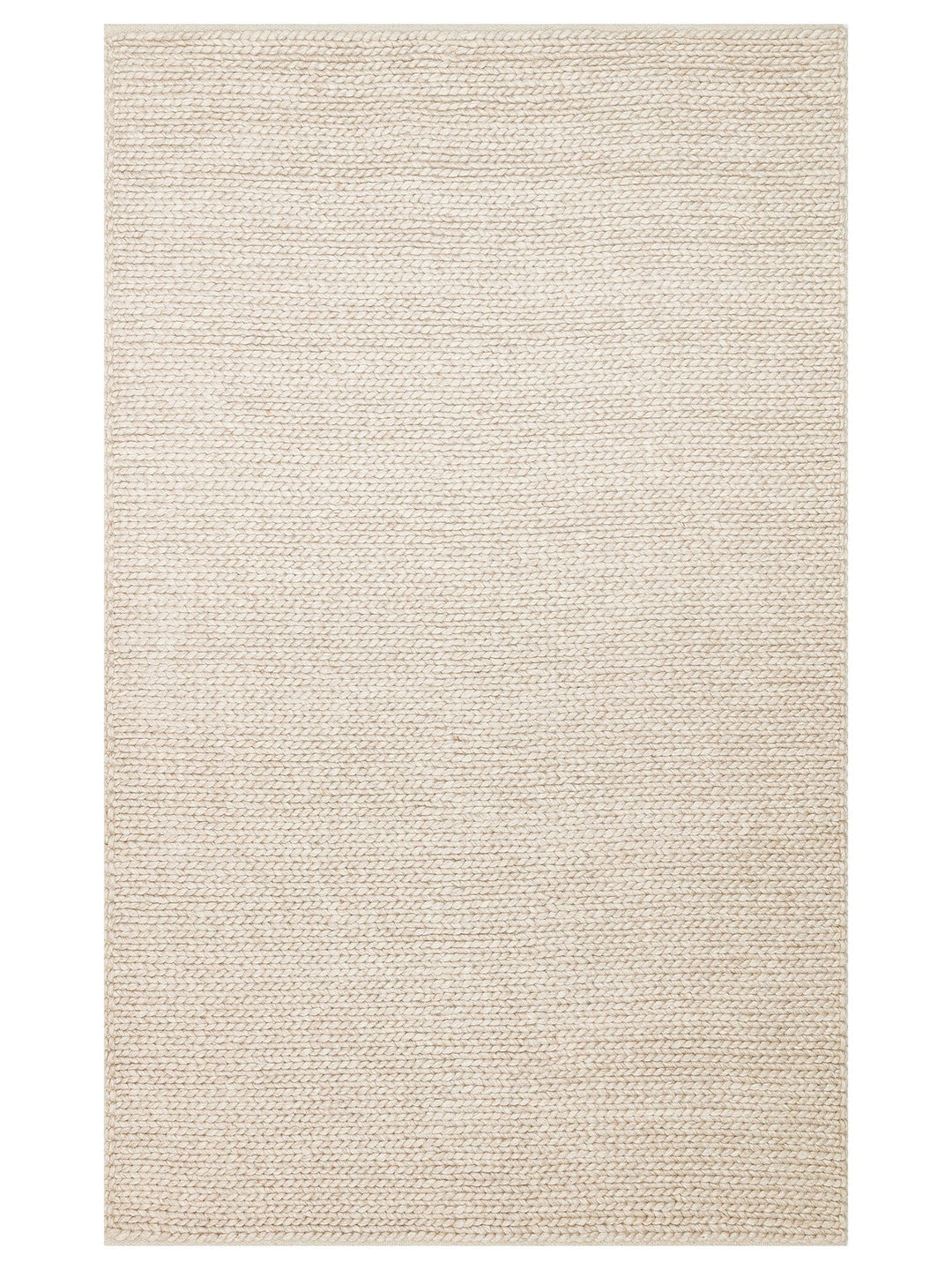 Woolstar %100 Naturel Kazak Desenli Salon Oturma Odası Koridor Antre El Dokuma Örgü Halı BEIGE - Carpetdocia