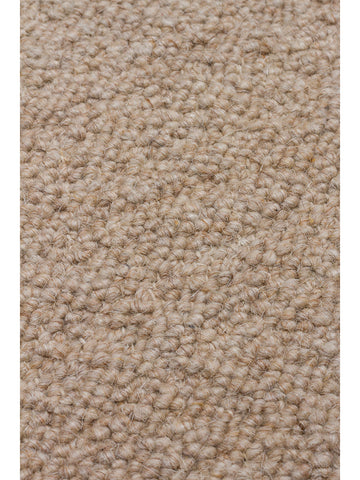 Alfombra tejida a mano de mezcla de lana, poliéster y algodón serie Agra BEIGE