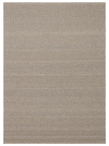 Alfombra tejida a mano de mezcla de lana, poliéster y algodón serie Agra DARK STONE
