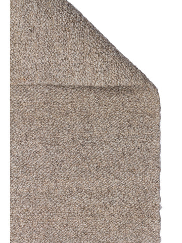 Alfombra tejida a mano de mezcla de lana, poliéster y algodón serie Agra DARK STONE