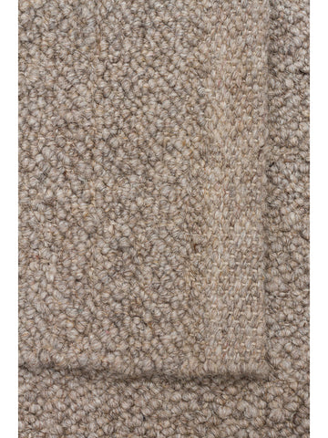 Alfombra tejida a mano de mezcla de lana, poliéster y algodón serie Agra DARK STONE