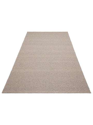 Alfombra tejida a mano de mezcla de lana, poliéster y algodón serie Agra DARK STONE