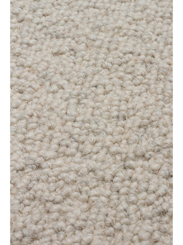Alfombra tejida a mano de mezcla de lana, poliéster y algodón serie Agra SILVER