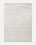 Tapis fait main pour salon et séjour de la série Amore, mélange 100 % naturel de viscose en soie de bananier et coton BEIGE