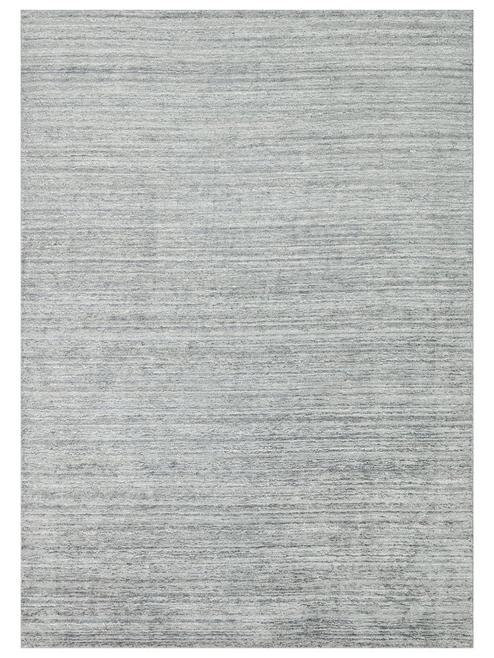 Amore Serisi %100 Naturel Muz İpeği Viskon ve Yün Karışımı Salon Oturma Odası El Dokuma Halı GREY - Carpetdocia