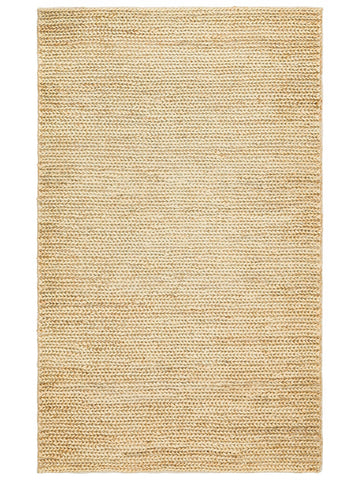 Baccarat Jüt %100 Naturel Oturma Odası Koridor Antre Mutfak Balkon El Dokuma Hasır Halı BAC CREAM - Carpetdocia