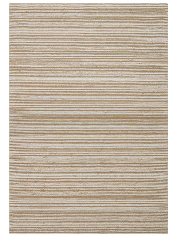 Alfombra tejida a mano de mezcla de lana y algodón serie Barcelona BEIGE