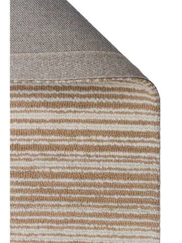 Alfombra tejida a mano de mezcla de lana y algodón serie Barcelona BEIGE