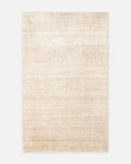 سجادة خاصة منسوجة يدوياً من TENCEL™ مودرن أنيقة وبسيطة من سلسلة Brasilia بلون بيج سادة