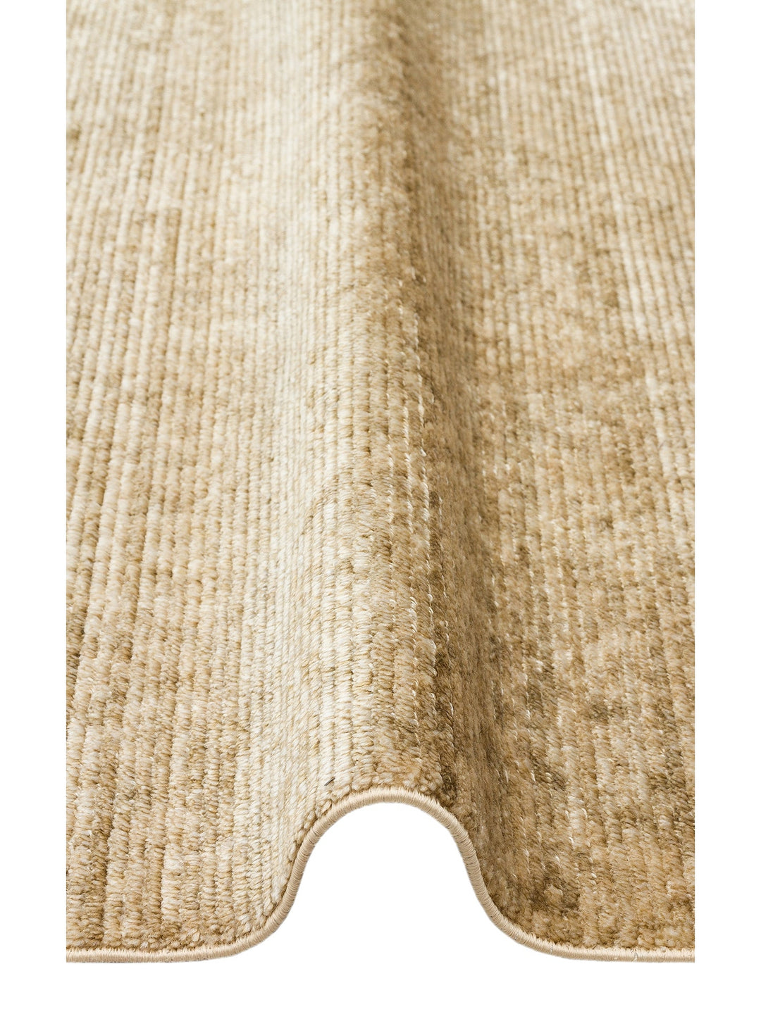 Brasilia El Emeğiyle Üretilen Modern Sade Şık TENCEL™ Özel Kara Tezgah Halısı PLAIN GREEN - Carpetdocia