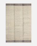 Casablanca 100% Wool Handwoven Loop Pile Rug IVORY DENIM