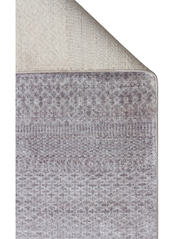 Çırağan %100 Naturel Özel Işıltılı El Emeği ile Özel Tezgahlarda Üretilen TENCEL™ Uşak Halısı 08GREY - Carpetdocia