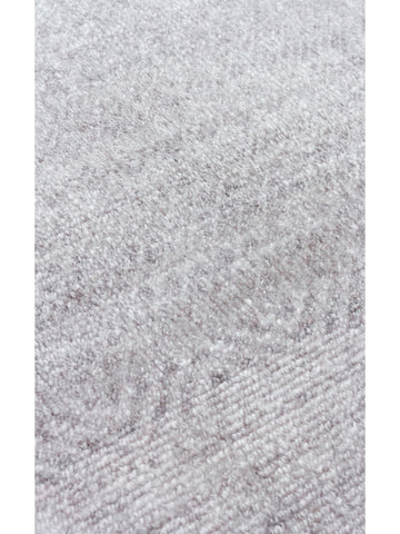 Çırağan %100 Naturel Özel Işıltılı El Emeği ile Özel Tezgahlarda Üretilen TENCEL™ Uşak Halısı 08GREY - Carpetdocia