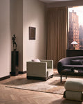 Tapis tissé à la main en laine et soie de bambou, collection Florence, GREY BEIGE