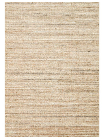 Helsinki Serisi %100 Naturel Yün ve Viskon El Dokuma Modern İskandinav Salon Oturma Odası Halı BEIGE - Carpetdocia