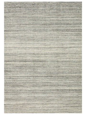 Helsinki Serisi %100 Naturel Yün ve Viskon El Dokuma Modern İskandinav Salon Oturma Odası Halı GREY - Carpetdocia