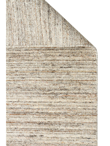 Helsinki Serisi %100 Naturel Yün ve Viskon El Dokuma Modern İskandinav Salon Oturma Odası Halı STONE - Carpetdocia