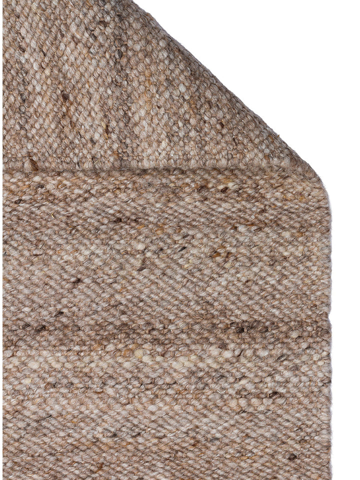 Jakarta Serie handgeknüpfter Teppich aus Wolle, Polyester und Baumwollmischung DARK STONE