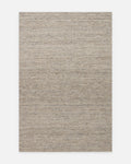 Tapis fait main pour salon et séjour de la série Katmandu en laine 100 % néo-zélandaise mélangée, couleur gris