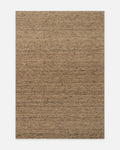 Tapis fait main pour salon et séjour de la série Katmandu en laine 100 % néo-zélandaise mélangée, couleur sable