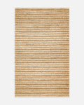 Knit Jüt Tappeto in Juta Naturale Fatto a Mano con Tessitura Diversa 1152 NATURAL XW