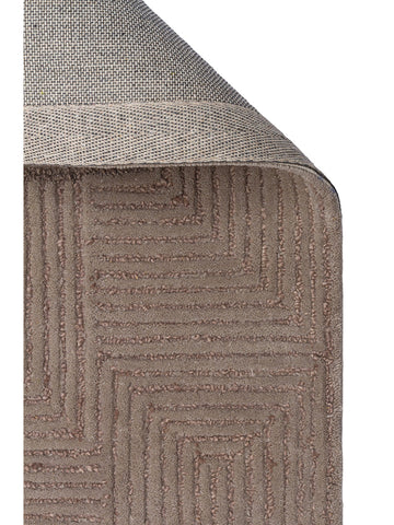 Alfombra tejida a mano de mezcla de lana y algodón serie Milano GREY