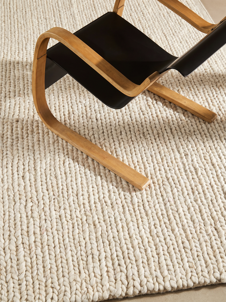 Woolstar 100% Natural Kazak Pattern Living Room Hallway Entrance Handwoven Knitted Carpet 07 L.BEIGE