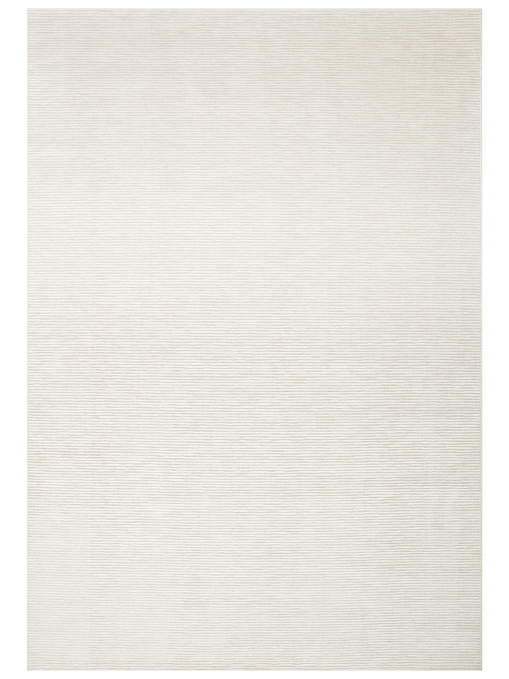 Mallorca Series Soft Textured Tight Woven Stylish Carpet BEIGE WHITE