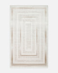 Mumbai Series Classic Pattern High Quality Dense Weave Shiny Living Room Carpet 13 CREAM BEIGE