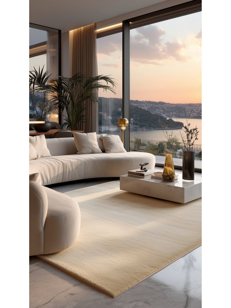 New Zealand Series 100% Natural New Zealand Wool Handwoven Living Room Sitting Room Bedroom Rug IVR