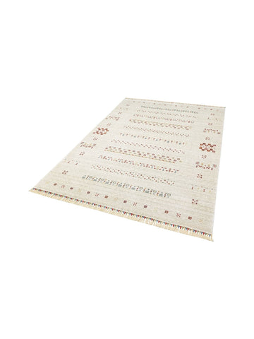 Oushak Carnaval Alfombra Uşak Moderna TENCEL™ 100% Natural, Fácil de Limpiar, Hecha a Mano 06 BEIGE  