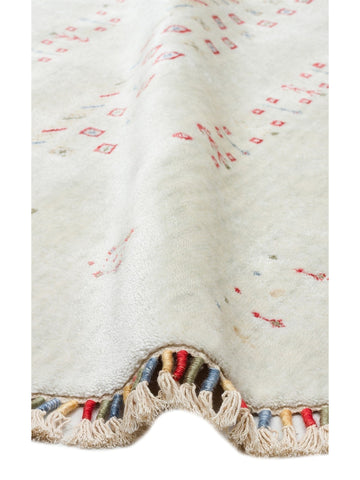 Oushak Carnaval Alfombra Uşak Moderna TENCEL™ 100% Natural, Fácil de Limpiar, Hecha a Mano 06 BEIGE Q  
