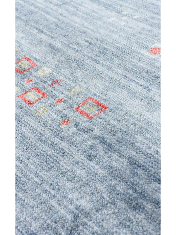 Oushak Carnaval Alfombra Uşak Moderna TENCEL™ 100% Natural, Fácil de Limpiar, Hecha a Mano 06 BLUE Q  