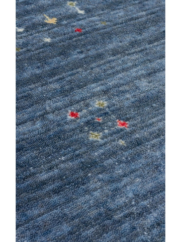Oushak Carnaval Alfombra Uşak Moderna TENCEL™ 100% Natural, Fácil de Limpiar, Hecha a Mano 06 BLUE Q  