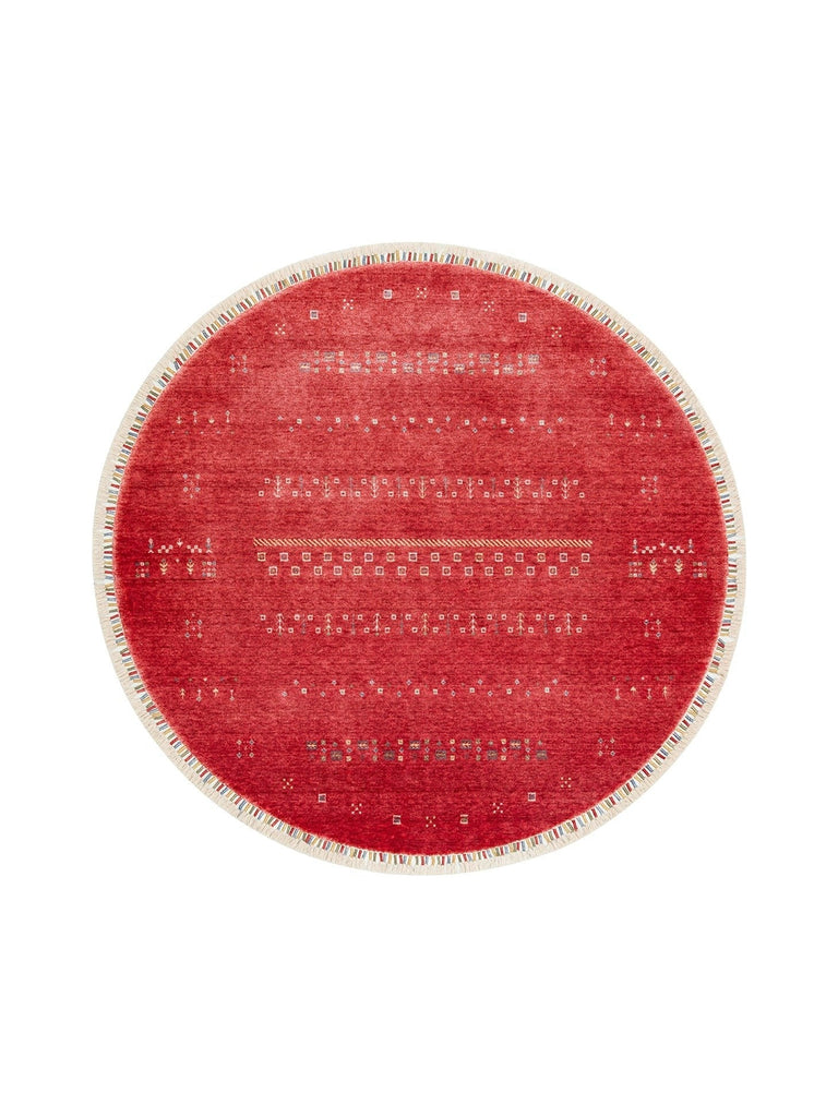 Oushak Carnaval 100% Natural Easy to Clean Handmade TENCEL™ Modern Uşak Carpet 06 RED Q
