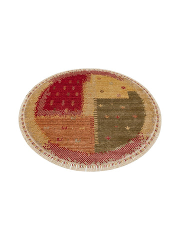 Oushak Carnaval Alfombra Uşak Moderna TENCEL™ 100% Natural, Fácil de Limpiar, Hecha a Mano 07 BEIGE AUTUMN Q  