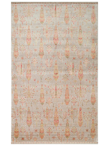 Oushak Carnaval Alfombra Uşak Moderna TENCEL™ 100% Natural, Fácil de Limpiar, Hecha a Mano 08 BEIGE AUTUMN  